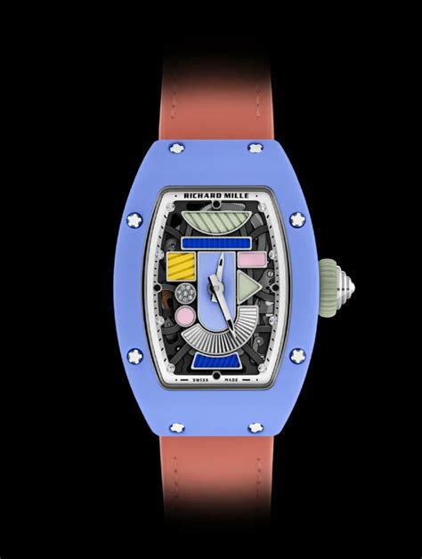 richard mille revives 1980s memphis aesthetics with geometric 